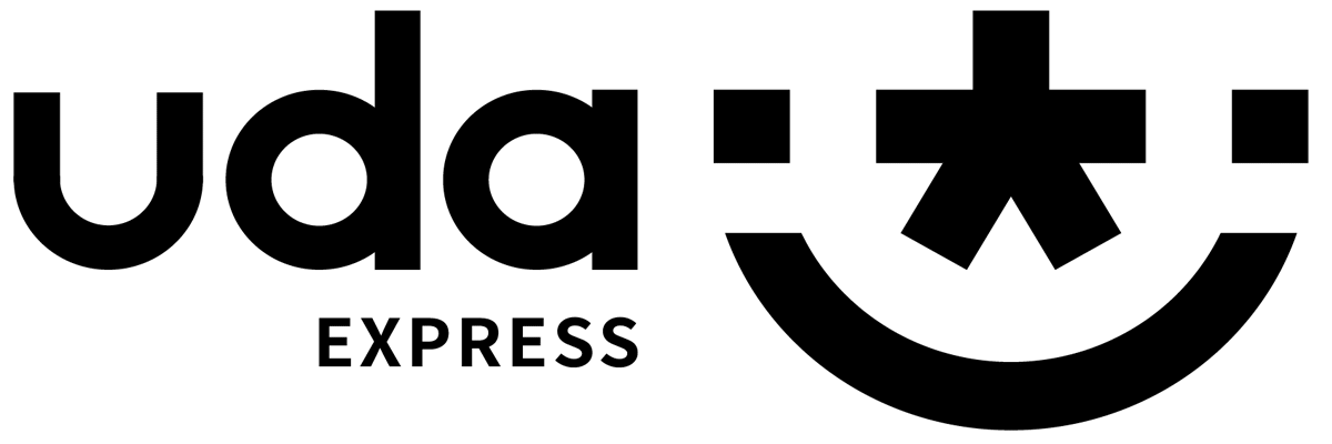 uda express 로고